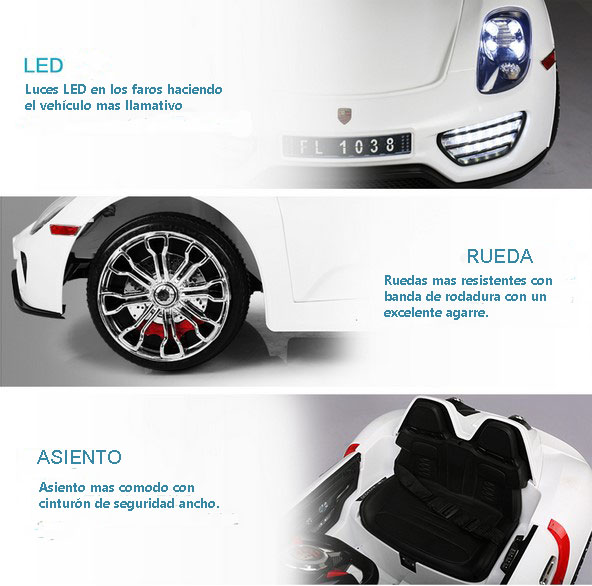 Coche de bateria niños
