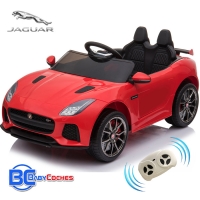 Coche eléctrico para niños JAGUAR F-type SVR con batería 12v y mando control remoto