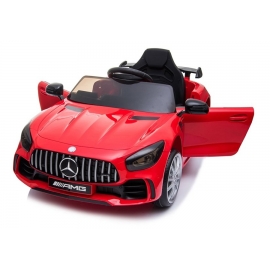 Coche de batería para niños Mercedes GT-R con neumáticos de caucho