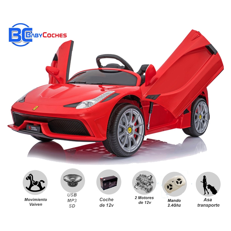 carro para niños con agarradera