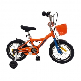 BICICLETA NIÑOS/AS DE 14 PULGADAS MAKANI BENTU NARANJA