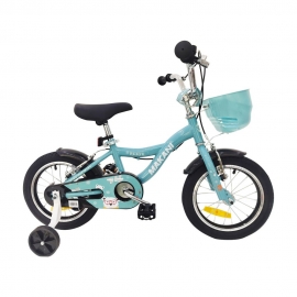 BICICLETA DE 14 PULGADAS PARA NIÑOS MAKANI BENTU CYAN