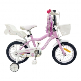 BICICLETA INFANTIL DE 14 PULGADAS MAKANI AURORA 