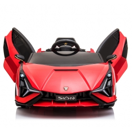 Coche eléctrico infantil Lamborghini Sian con RUEDAS EVA