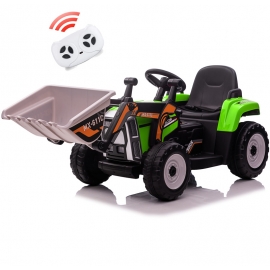 Tractor eléctrico para niños de 12v con pala