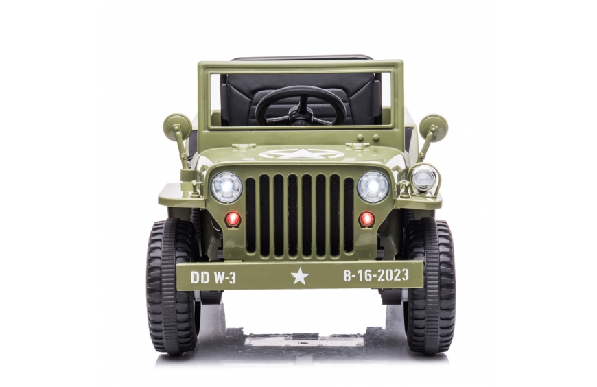 Coche eléctrico para niños Jeep militar 12V.