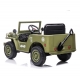 Coche eléctrico para niños Jeep militar 12V.