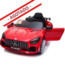 Coche de batería para niños Mercedes GTR con neumáticos de caucho