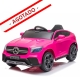 Coche eléctrico para niños MERCEDES BENZ GLC con ruedas de caucho/EVA y asiento en polipiel