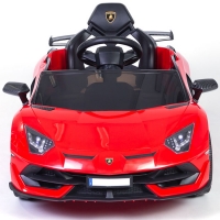 Coche eléctrico para niños Lamborghini Aventador SVJ con mando