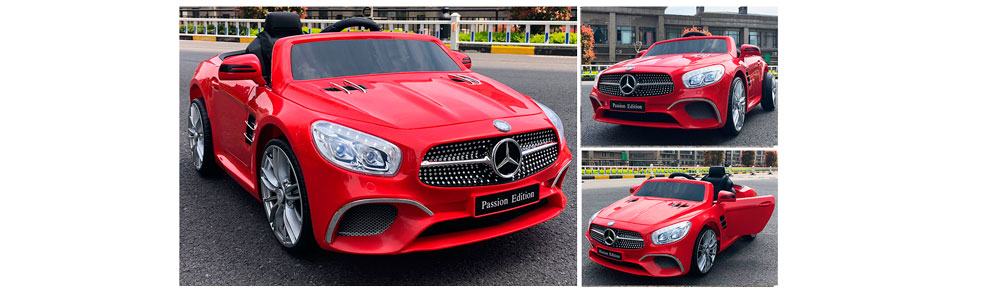 Mercedes Sl400 Con Mando Para Adultos Rosa - Coche Eléctrico